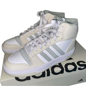 ADIDAS Break Start Mid J Sneakers ☆ Gray / White ☆ NEW in Box